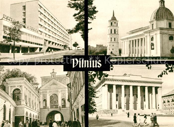 Vilnius Hotel Gintaras Gemaeldegalerie Ausra Tor Nationalbibliothek