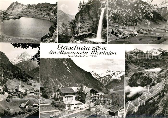 Gaschurn Vorarlberg Alpenpark Montafon Teilansichten