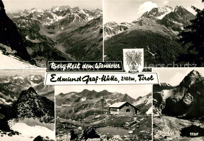 Tirol Region Edmund Graf Huette Panorama Teilansichten