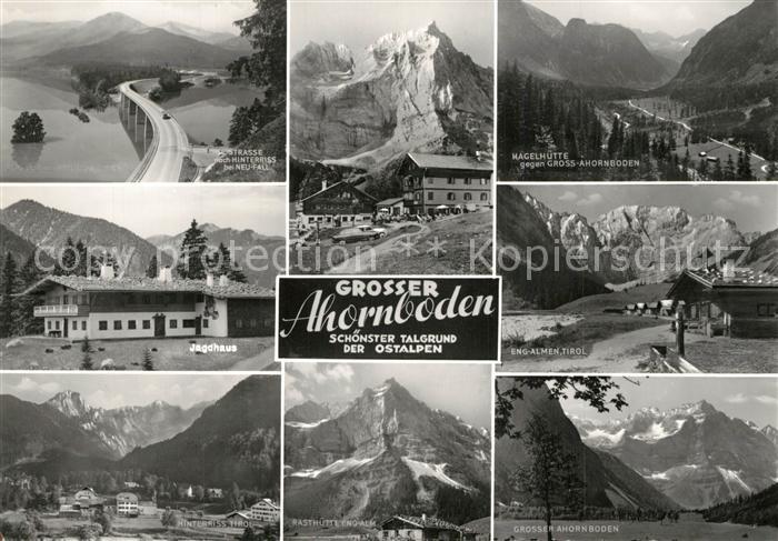 Grosser Ahornboden Bergstrasse Haegelhuette Jagdhaus Eng Almen Hinterriss Rasthu
