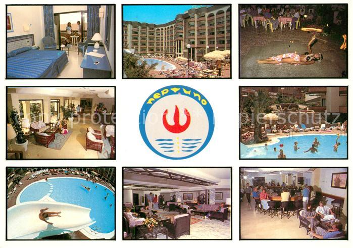 Playa del Ingles Hotel Neptuno Foyer Bar Veranstaltung Swimming Pool