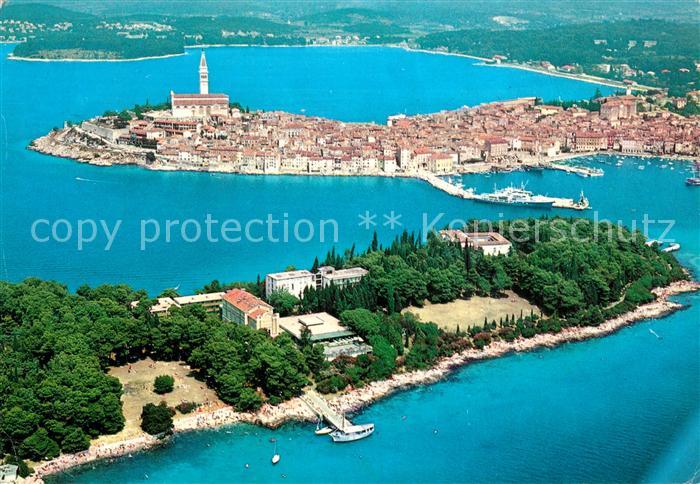 Rovinj Rovigno Istrien Fliegeraufnahme