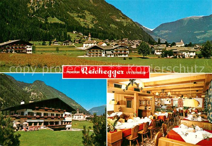 Uttenheim Suedtirol Pension Reichegger Restaurant Ortsansicht