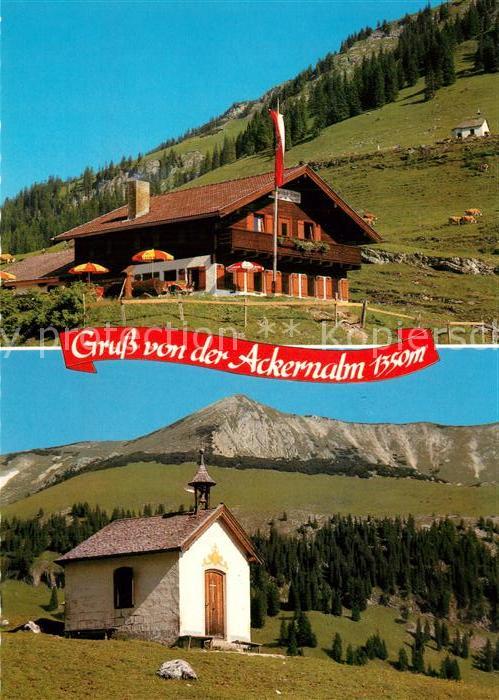 Thiersee Berggasthof Jausenstation Ackernalm Graberberg Kapelle