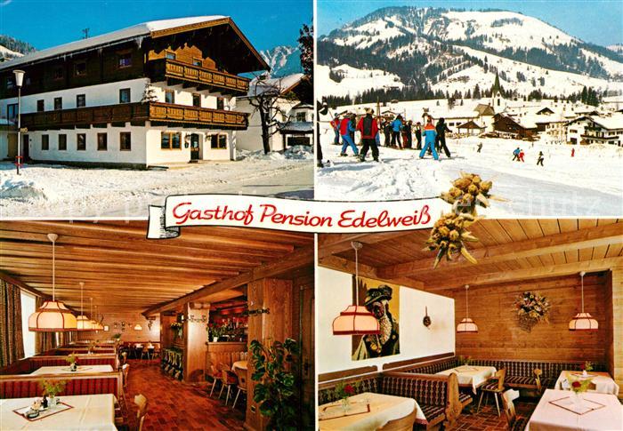 Hochfilzen Gasthof Pension Edelweiss Wintersport Alpen
