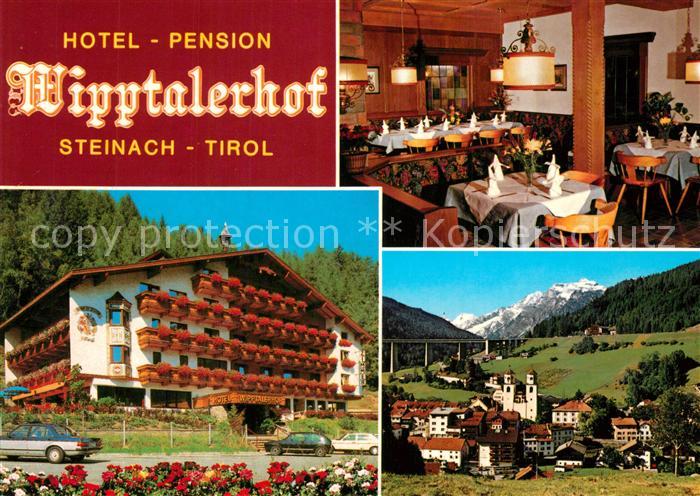Steinach Brenner Tirol Hotel Restaurant Wipptalerhof Ortsansicht mit Kirche Auto