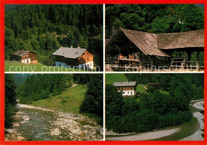 Brandenberg Tirol Brandenberger Ache mit Erzherzog Johann Klause