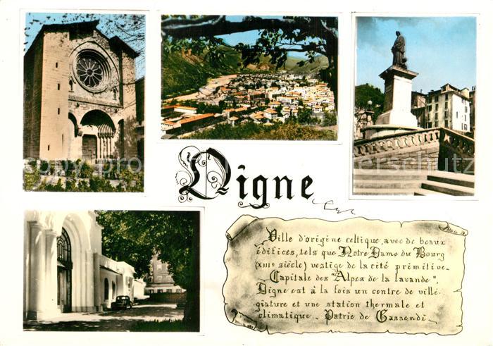 Digne-les-Bains Panorama Notre Dame du Bourg Monument