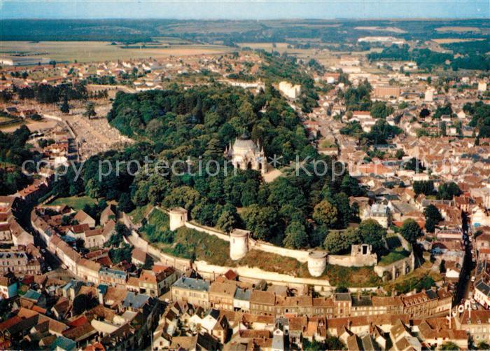 Dreux Vue aérienne de la ville avec Chapelle