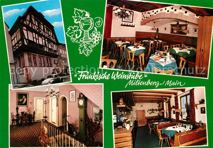 Miltenberg Main Fraenkische Weinstube Fachwerkhaus