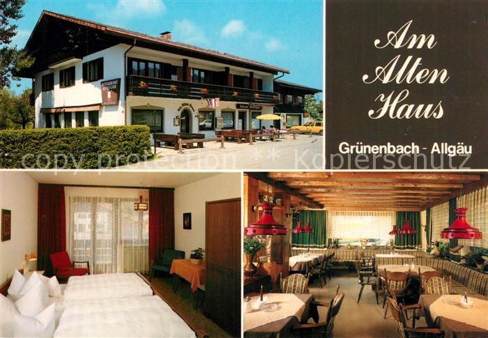 Gruenenbach Allgaeu Gasthof Pension Am Alten Haus