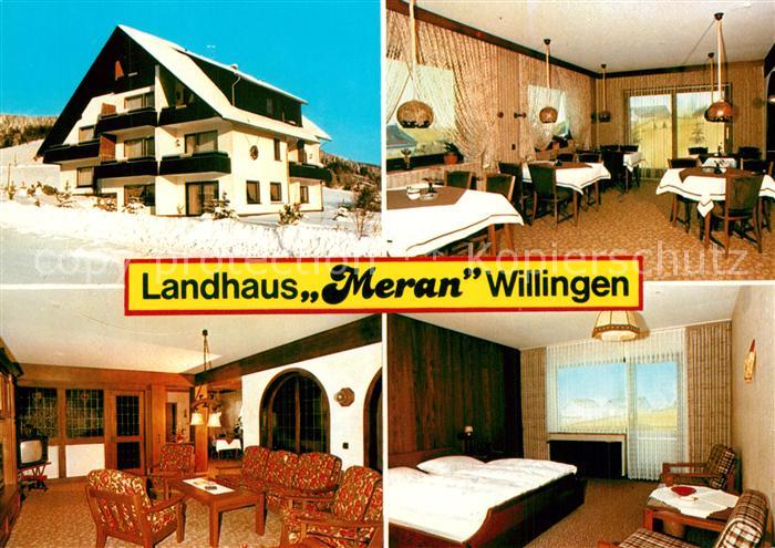 Willingen Sauerland Landhaus Meran Gastraum Fremdenzimmer