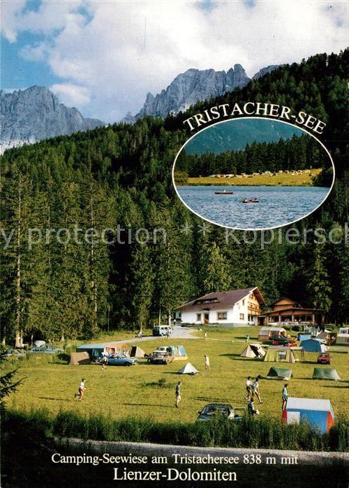Lienz Tirol Camping Seewiese am Tristachersee Lienzer Dolomiten