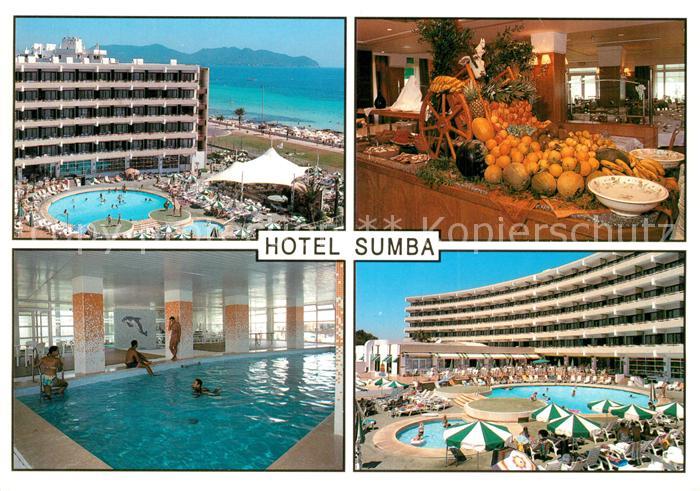Cala Millor Mallorca Hotel Sumba Swimming Pool Hallenbad Restaurant Buffet