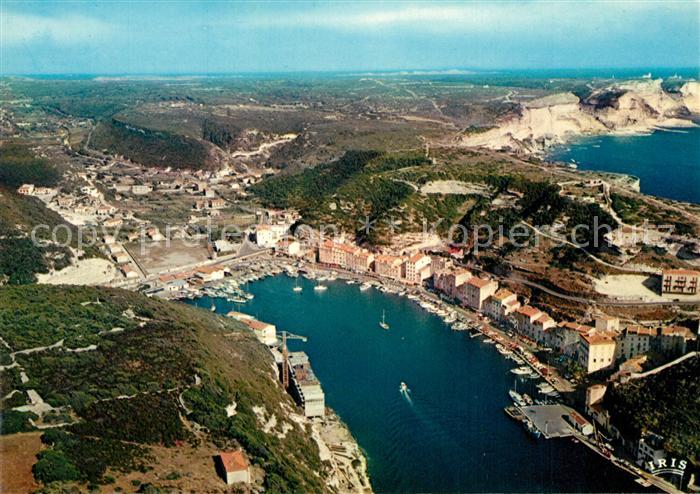 Bonifacio Corse du Sud Le port vue aérienne