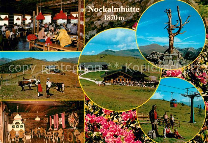 Bad Kleinkirchheim Kaernten Nockalmhuette Berggaststaette Bergbahn Almvieh Kuehe