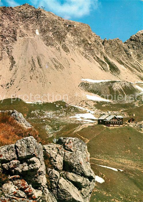 St Anton Arlberg Ulmer Huette Wandergebiet Lechtaler Alpen