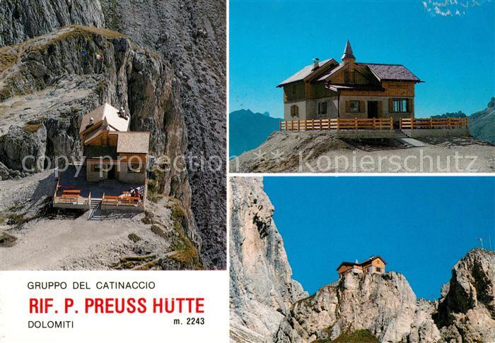 Pozza di Fassa Rifugio Paul Preuss Huette Gruppo del Catinaccio Rosengartengrupp