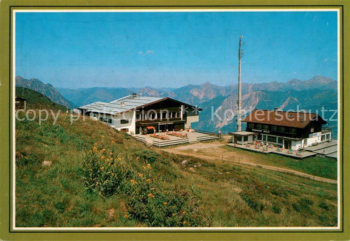 Tschagguns Vorarlberg Bergrestaurant am Golm Montafon Fernsicht Alpenpanorama