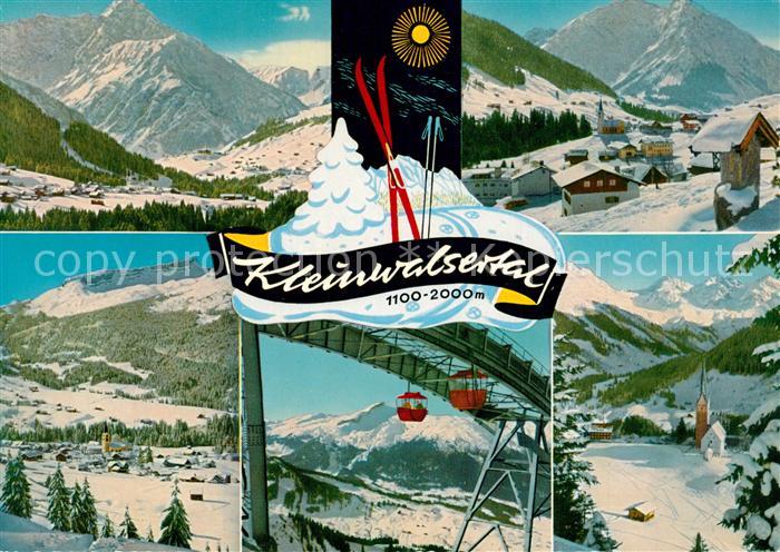 Riezlern Kleinwalsertal Vorarlberg Hirschegg Mittelberg Kanzelwandbahn Winterpan