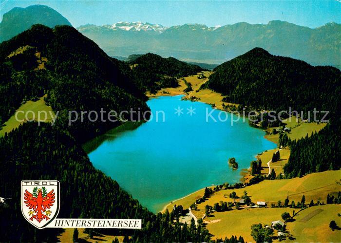 Hintersteinersee mit Rofangebirge Alpenpanorama Fliegeraufnahme