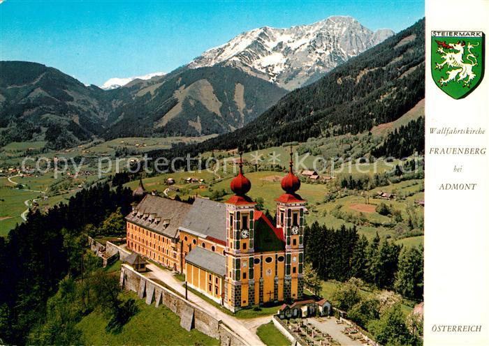 Frauenberg Steiermark Wallfahrtskirche Maria Kulm Alpen Fliegeraufnahme Wappen