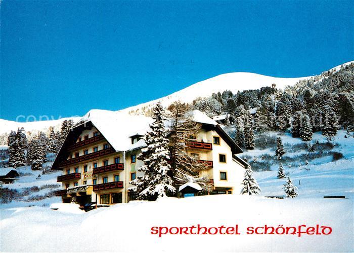 Schoenfeld Lungau Sporthotel Schoenfeld Winterlandschaft Alpen