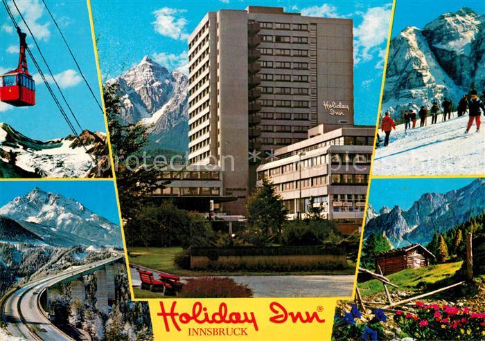 Innsbruck Hotel Holiday Inn Bergbahn Skigebiet Europabruecke Alpen