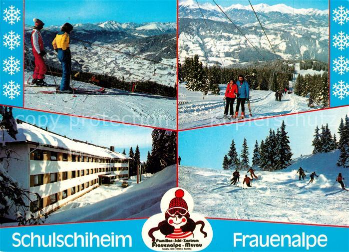 Murau Steiermark Schulschiheim Frauenalpe Wintersport Alpenpanorama