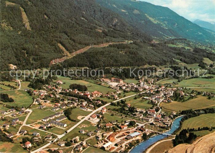 Muehldorf  Kaernten Fliegeraufnahme Moelltal