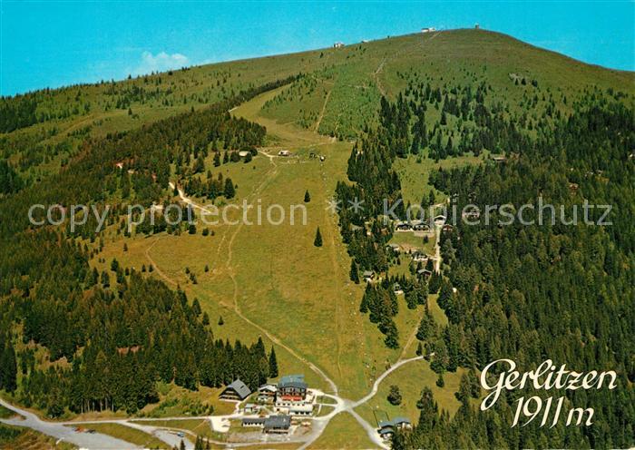 Gerlitzen Fliegeraufnahme mit Sporthotel Alpenrose