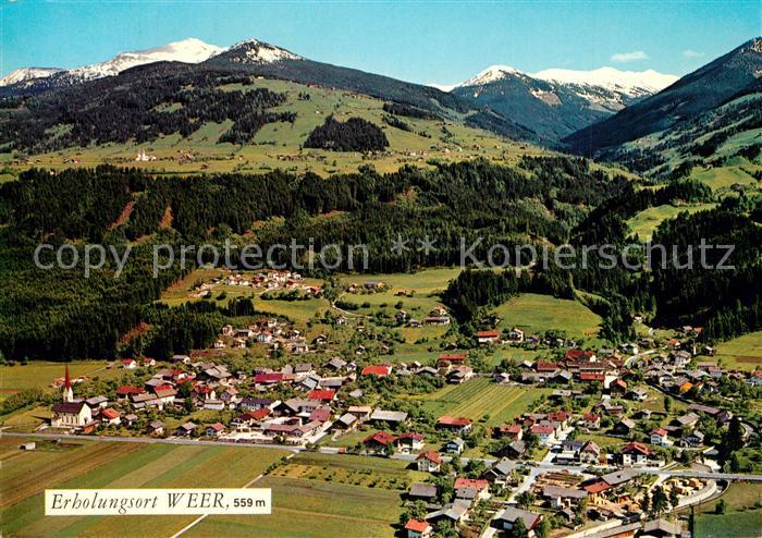 Weer Fliegeraufnahme mit Weerberg und Gilfert