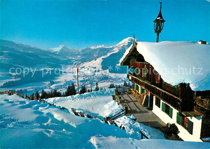 Kirchberg Tirol Blick vom Filzerhof gegen Rettenstein Gaisberg