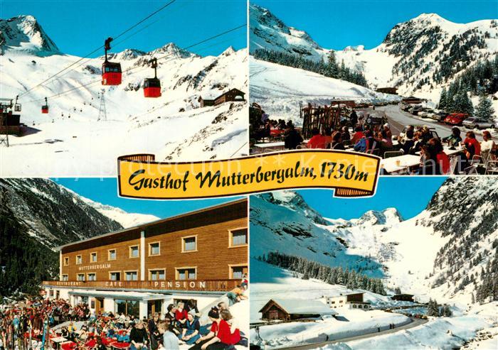 Neustift Stubaital Tirol Gasthaus Mutterbergalm Seilbahn