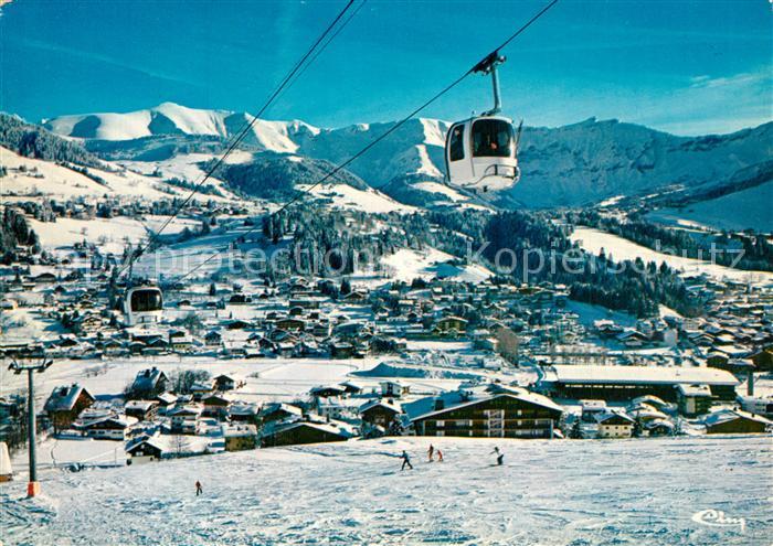 Megeve Seilbahn Skigebiet