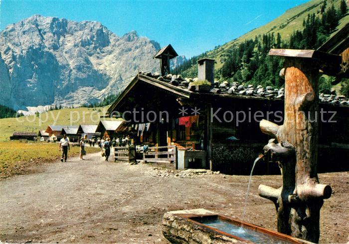 Engalm mit grossen Ahornboden Grubenkarspitze