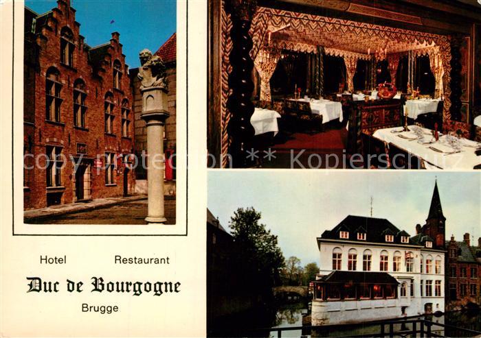 BRUGGE Bruges Belgie Hotel Restaurant Duc de Bourgogne