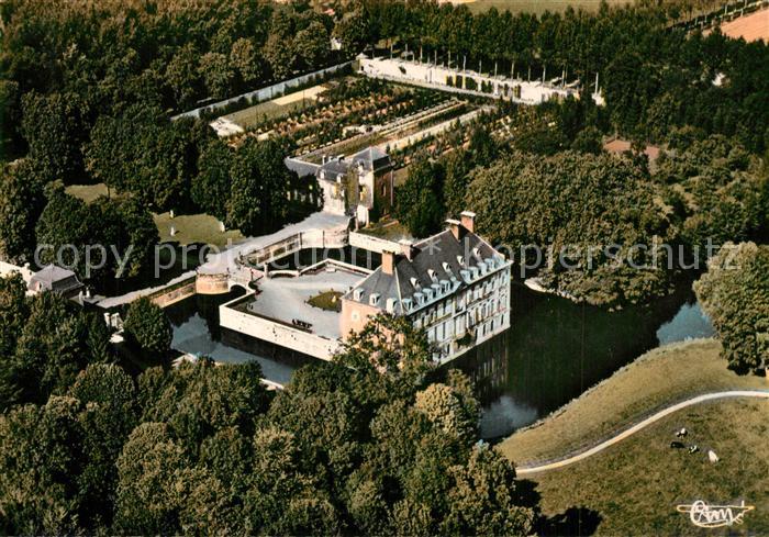 Antoing Fliegeraufnahme Chateau de Bruyelle