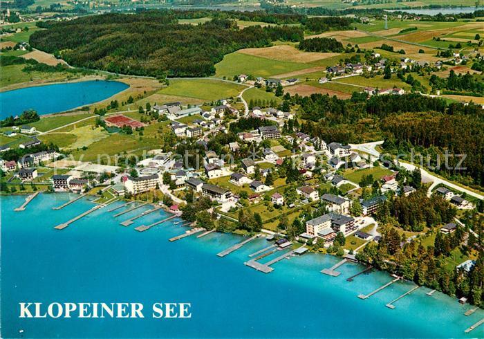 Klopeinersee Fliegeraufnahme Klopein Seepartie