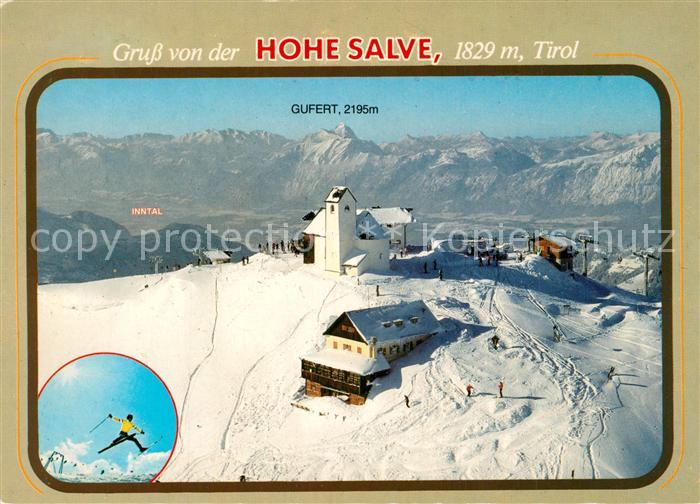 Hopfgarten Brixental Fliegeraufnahme Hohe Salve Gipfelrestaurant