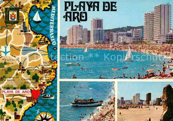 Playa de Aro Cataluna Stand Lageplan