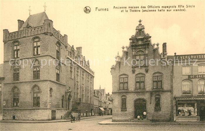 Furnes Veurne West-Vlaanderen Belgie Ancienne maison des Officiers espagnois et