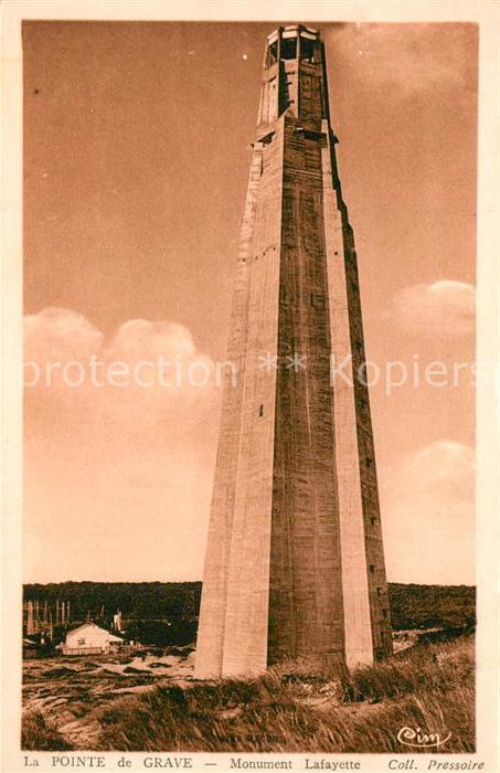 Le Verdon-sur-Mer Pointe de Grave Monument Lafayette