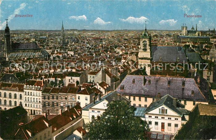 Bruessel Bruxelles Stadtpanorama