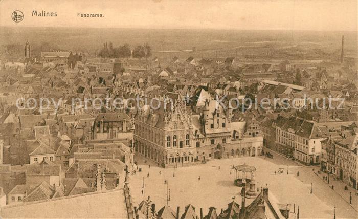Malines Mechelen Flandre Panorama Serie Malines No. 7