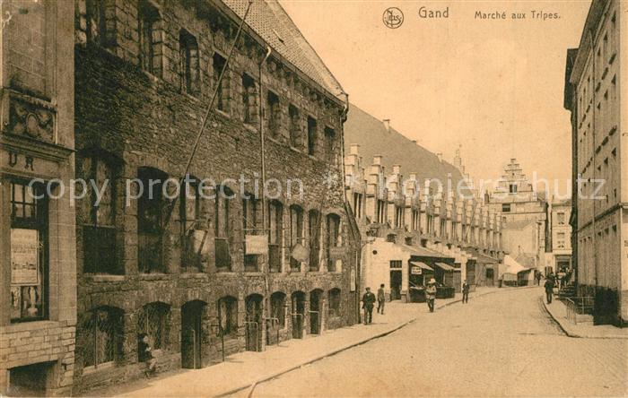 Gand Belgien Marché aux Tripes