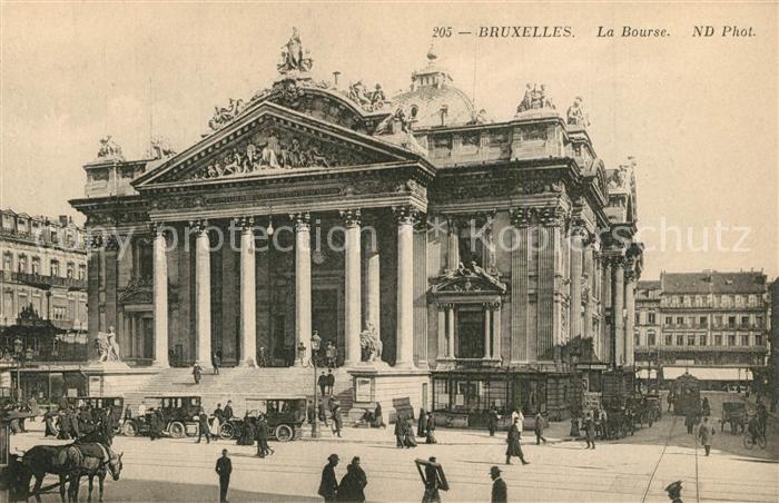 Bruxelles Bruessel La Bourse Boerse