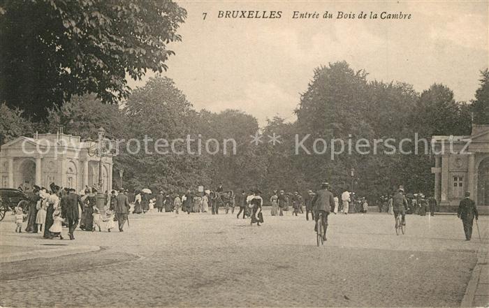 Bruxelles Bruessel Entrée du Bois de la Cambre