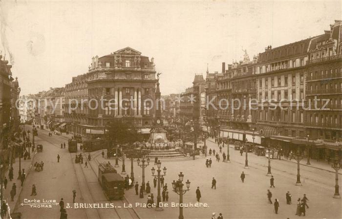 Bruxelles Bruessel Place de Broukere Monument Anspach