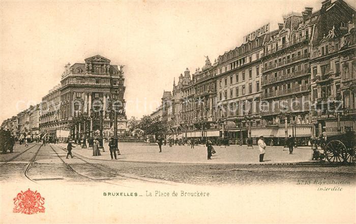 Bruxelles Bruessel Place de Brouckère Monument Anspach